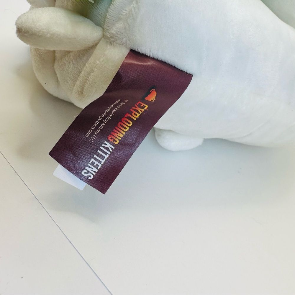 Exploding Kittens White Rainbow 10 In Plush - Picture 3 of 3